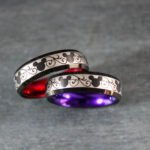 Mickey Mouse Rings, Mickey Mouse Wedding Bands, Matching Couple Rings
