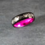 Minnie Mouse Ring, Mickey Mouse Wedding Band, Disney Ring, Disney Jewelry