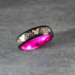 Mickey Mouse Ring, Mickey Mouse Wedding Band, Disney Ring, Disney Jewelry