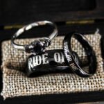 Ride or Die Rings, Ride or Die, Ride or Die Wedding Rings, Ride or Die Wedding Bands, Black Wedding Rings, Black Wedding Bands, Biker Rings