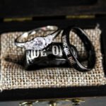 Ride or Die Rings, Ride or Die, Ride or Die Wedding Rings, Ride or Die Wedding Bands, Black Wedding Rings, Black Wedding Bands, Biker Rings