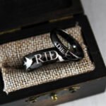 Ride or Die Rings, Ride or Die, Ride or Die Wedding Rings, Ride or Die Wedding Bands, Black Wedding Rings, Black Wedding Bands, Biker Rings