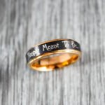 Simply Meant To Be Ring, Simply Meant To Be Wedding Band, Rose Gold Wedding Band