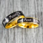 Simply Meant To Be Rings, Simply Meant To Be Wedding Bands, Yellow Gold Wedding Bands