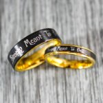 Simply Meant To Be Rings, Simply Meant To Be Wedding Bands, Yellow Gold Wedding Bands