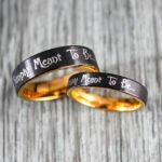 Simply Meant To Be Rings, Simply Meant To Be Wedding Bands, Rose Gold Wedding Bands