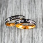 Her Jack His Sally Rings, Simply Meant To Be Wedding Bands, Couple Rings