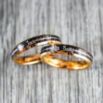 Her Jack His Sally Rings, Simply Meant To Be Wedding Bands, Couple Rings