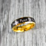 Simply Meant To Be Ring, Simply Meant To Be Wedding Band, Yellow Gold Wedding Band
