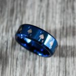 Ace Of Spades Ring, Ace of Spades Wedding Band, Gaming Wedding Band, Poker Ring