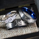 Her Jack His Sally Rings, Simply Meant To Be Wedding Bands, Couple Rings