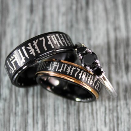 Mandalorian Wedding Rings, Star Wars Wedding Rings, Mandalorian Jewelry, Mandalorian Rings