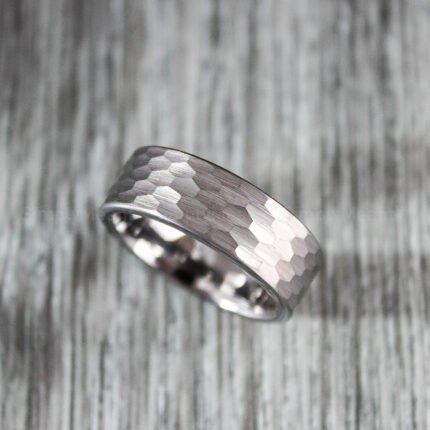 Hammered Ring, Silver Wedding Band, Hammered Wedding Band, Silver Wedding Ring