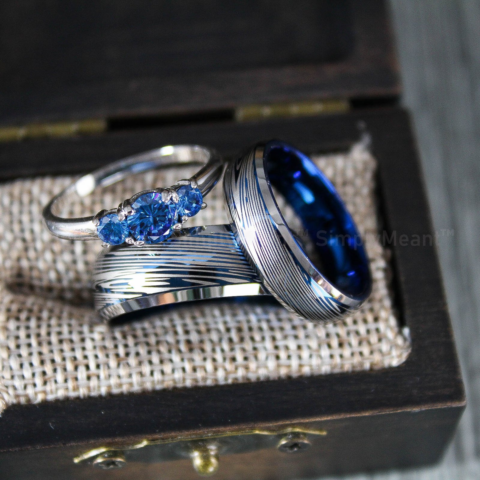 IMG_2161 Damascus Steel Rings, Damascus Steel Wedding Bands, Damascus Steel Wedding Rings - Image 1