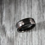 Mechanic Ring, Pistons Ring, Engine Ring, Mechanic Wedding Ring, Black Wedding Band