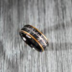Barbed Wire Ring, Black Wedding Band, Barbed Wire Wedding Band, Biker Ring