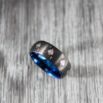 Ace Of Spades Ring, Ace of Spades Wedding Band, Gaming Wedding Band, Poker Ring