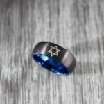 Star of David Ring, Judaica Jewelry, Star of David Wedding Band