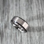 Silver Wedding Bands, Silver Wedding Rings, Silver Tungsten Rings, Silver Rings - Image 3