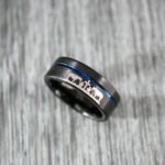 Praying Cowboys Ring, Cowboys Wedding Band, Praying Cowboys Wedding Band