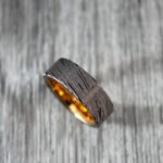 Damascus Steel Ring, Damascus Steel Wedding Band, Damascus Steel Wedding Ring