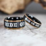 Ride or Die Rings, Ride or Die, Ride or Die Wedding Rings, Ride or Die Wedding Bands, Black Wedding Rings, Black Wedding Bands, Biker Rings