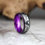 Mickey Mouse Rings, Mickey Mouse Wedding Bands, Matching Couple Rings - Image 3