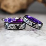 Mickey Mouse Rings, Mickey Mouse Wedding Bands, Matching Couple Rings