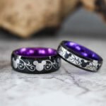 Mickey Mouse Rings, Mickey Mouse Wedding Bands, Matching Couple Rings