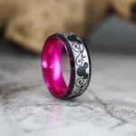 Mickey Mouse Ring, Mickey Mouse Wedding Band, Disney Ring, Disney Jewelry