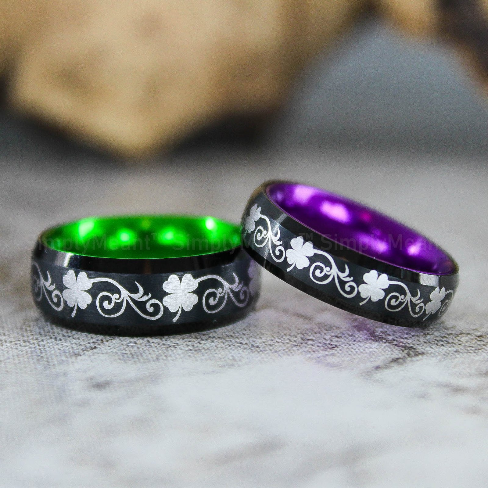 IMG_2281 Irish Rings, Clover Rings, Shamrock Rings, Irish Jewelry, Celtic Rings, St. Patrick's Day Gift - Image 1