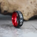 Ride or Die Rings, Ride or Die, Ride or Die Wedding Rings, Ride or Die Wedding Bands, Black Wedding Rings, Black Wedding Bands, Biker Rings - Image 4