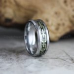 Bioshock Ring, Black Wedding Band, Black Bioshock Ring, Bioshock Wedding Band, Black Wedding Band