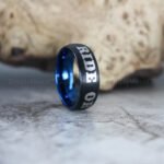 Ride or Die Ring, Ride or Die, Ride or Die Wedding Rings, Ride or Die Wedding Band, Black Wedding Ring, Black Wedding Band, Biker Ring