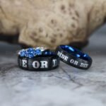 Ride or Die Rings, Ride or Die, Ride or Die Wedding Rings, Ride or Die Wedding Bands, Black Wedding Rings, Black Wedding Bands, Biker Rings