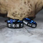 Ride or Die Rings, Ride or Die, Ride or Die Wedding Rings, Ride or Die Wedding Bands, Black Wedding Rings, Black Wedding Bands, Biker Rings