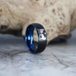 Wolves Rings, Howling Wolves Wedding Bands, Wolf Jewelry - Image 4