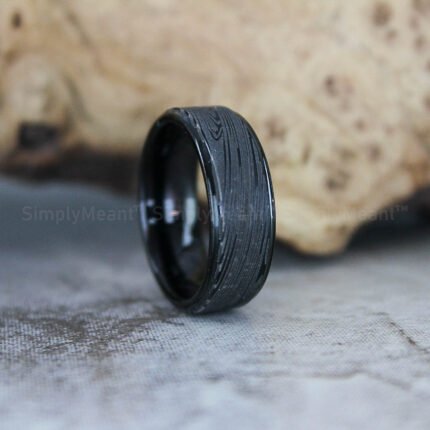 Damascus Steel Ring, Damascus Steel Wedding Band, Damascus Steel Wedding Ring