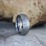 Damascus Steel Ring, Damascus Steel Wedding Band, Damascus Steel Wedding Ring