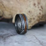 Damascus Steel Ring, Damascus Steel Wedding Band, Damascus Steel Wedding Ring
