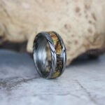 Damascus Steel Ring, Damascus Steel Wedding Band, Damascus Steel Wedding Ring