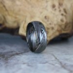 Damascus Steel Ring, Damascus Steel Wedding Band, Damascus Steel Wedding Ring