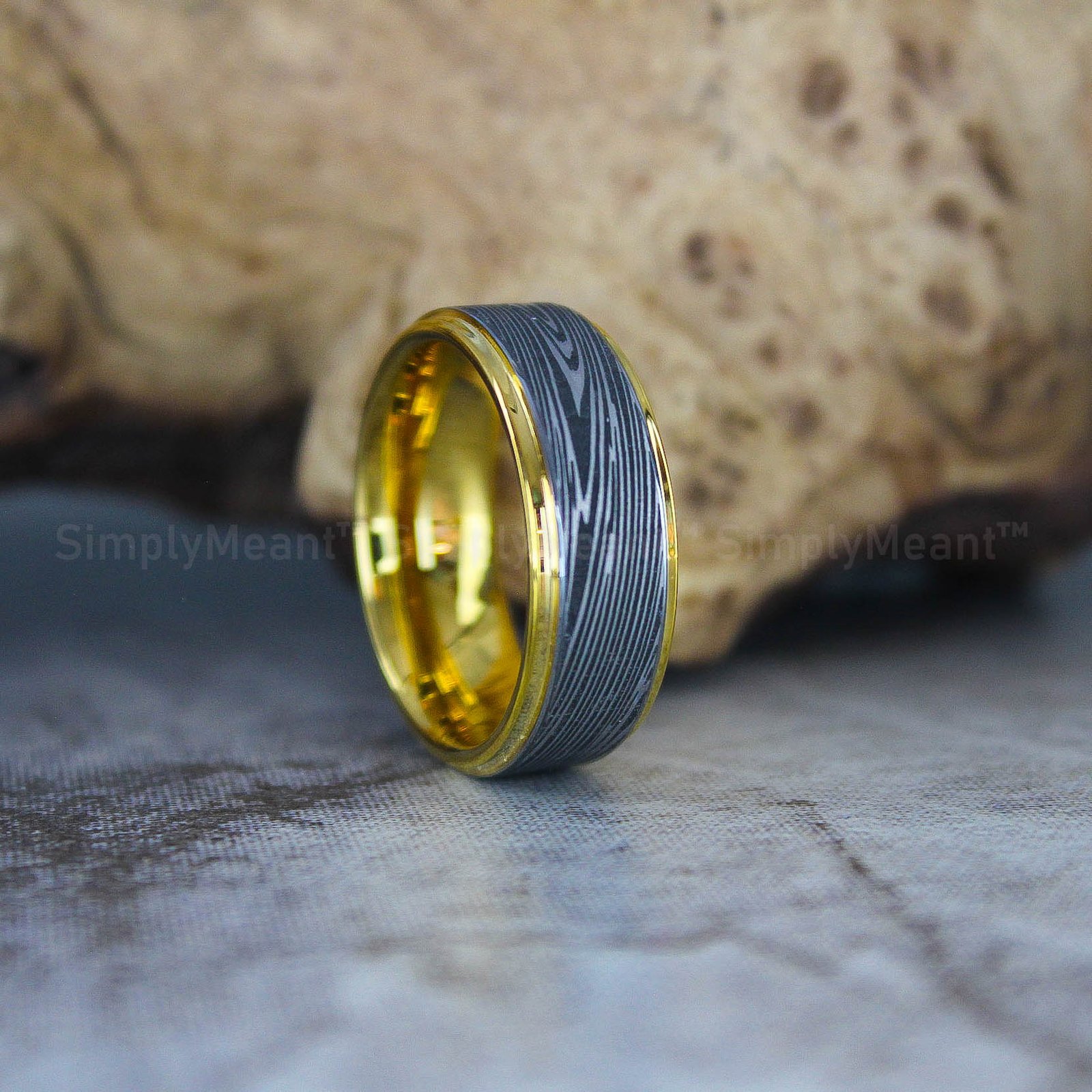IMG_2431 Damascus Steel Ring, Damascus Steel Wedding Band, Damascus Steel Wedding Ring - Image 1