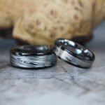 Damascus Steel Rings, Damascus Steel Wedding Bands, Damascus Steel Wedding Rings - Image 3
