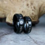 Runes Ring, Til Valhalla Ring, Til Valhalla Wedding Band, Nordic Runes Ring - Image 3
