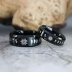 Runes Rings, Til Valhalla Rings, Til Valhalla Wedding Bands, Nordic Runes Rings