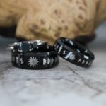 Runes Rings, Til Valhalla Rings, Til Valhalla Wedding Bands, Nordic Runes Rings