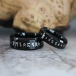 Runes Ring, Til Valhalla Ring, Til Valhalla Wedding Band, Nordic Runes Ring - Image 4