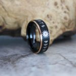 Runes Ring, Til Valhalla Ring, Til Valhalla Wedding Band, Nordic Runes Ring