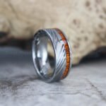 Damascus Steel Ring, Damascus Steel Wedding Band, Damascus Steel Wedding Ring